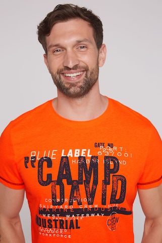 CAMP DAVID T-Shirt in Orange