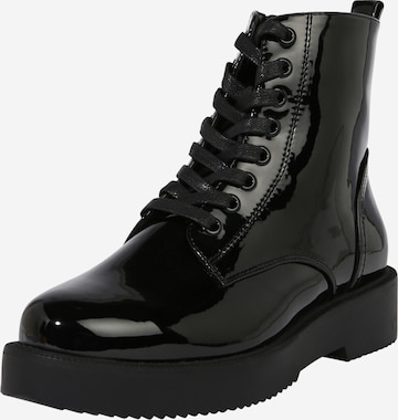 ABOUT YOU Lace-Up Ankle Boots 'Charlotte' in Black: front