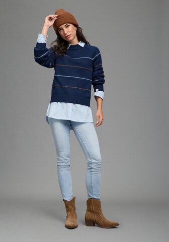 DELMAO Sweater in Blue