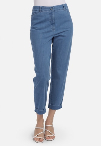 HELMIDGE Loosefit Jeans in Blauw: voorkant