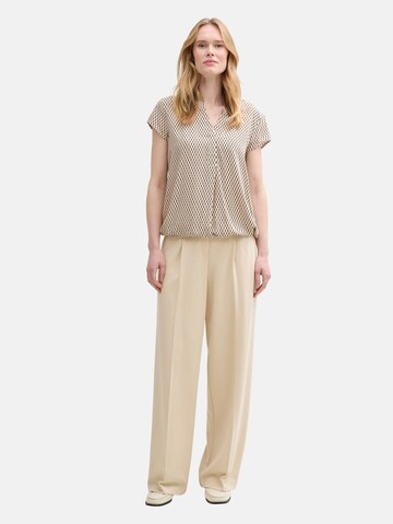 TOM TAILOR Bluse in Beige