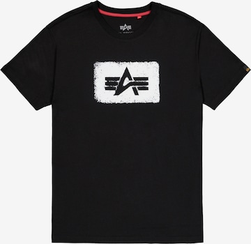 ALPHA INDUSTRIES Bluser & t-shirts i sort: forside