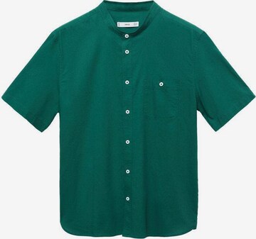 MANGO MAN Regular fit Button Up Shirt in Green: front