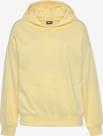 BUFFALO Sweatshirt in Yellow: front