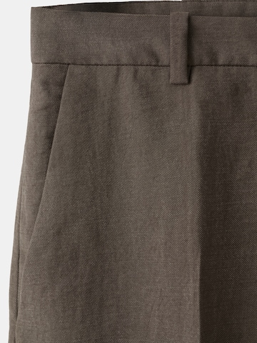 Wide Leg Pantalon à plis 'Tempo' MANGO en marron