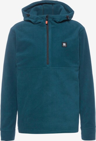 MAUI WOWIE Athletic Fleece Jacket in Blue: front