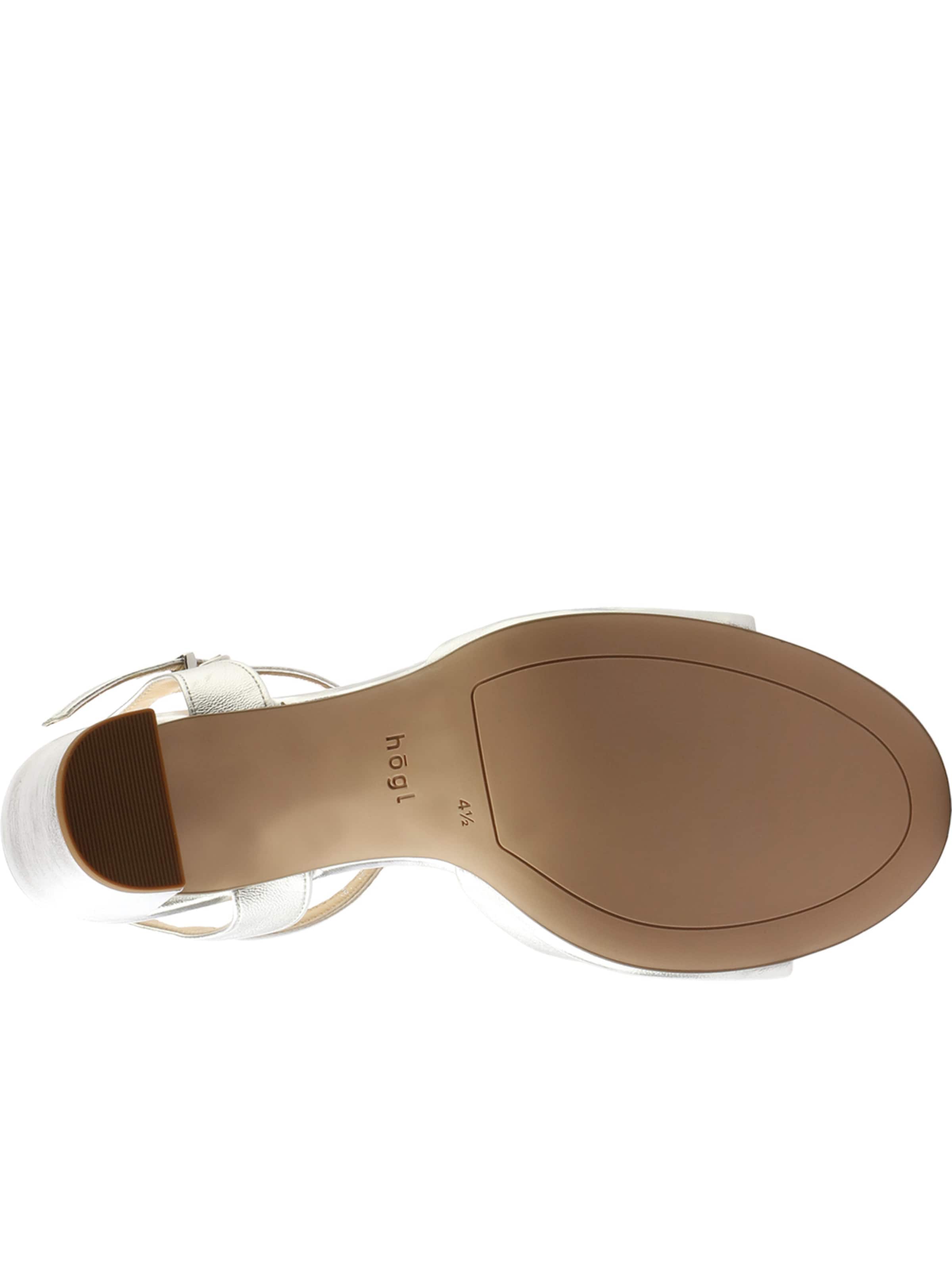 Högl Sandalen met riem 'MEG' in Zilver