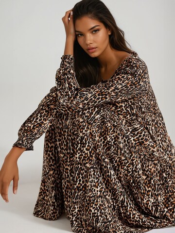 Funky Buddha Kleid in Mischfarben