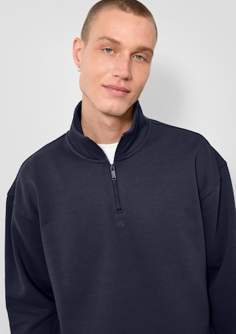 Sweat-shirt QS en bleu
