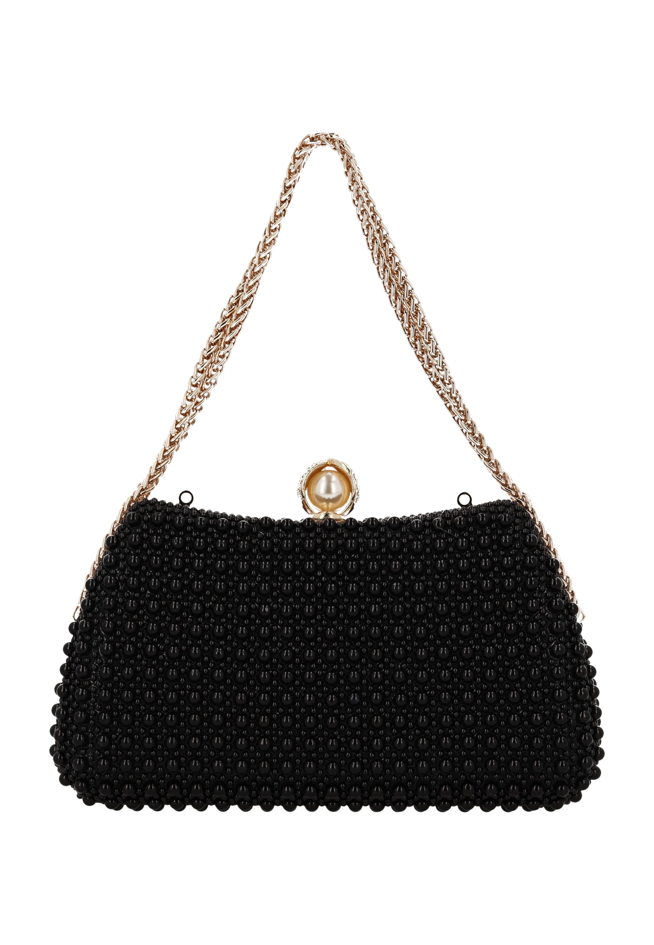 usha BLACK LABEL - Bolso de noche en negro: frente