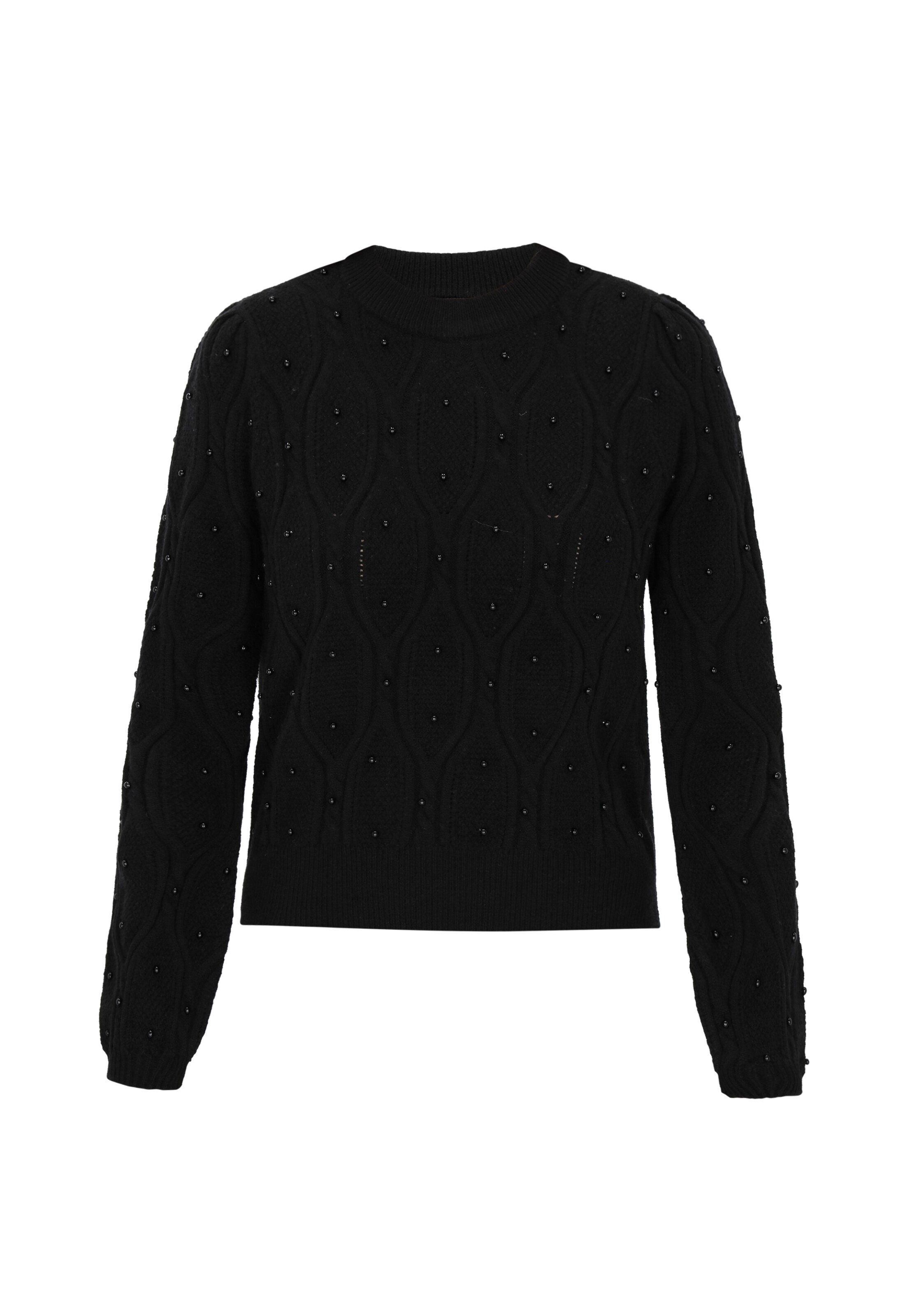 faina - Pullover em preto: frente