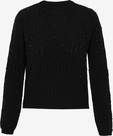 faina - Pullover em preto: frente