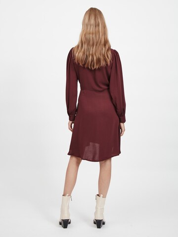 VILA Shirt dress 'Nalu' in Red