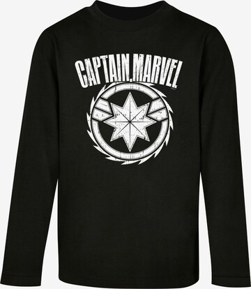 ABSOLUTE CULT Shirt 'Captain Marvel - Blade' in Schwarz: predná strana