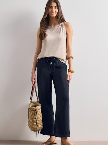 STREET ONE Wide Leg Hose 'Emee' in Blau