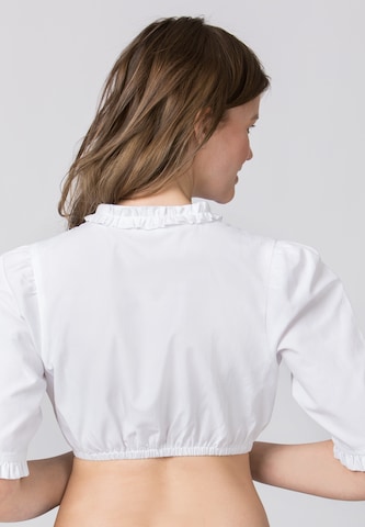 STOCKERPOINT Klederdracht blouse 'Adriette' in Wit