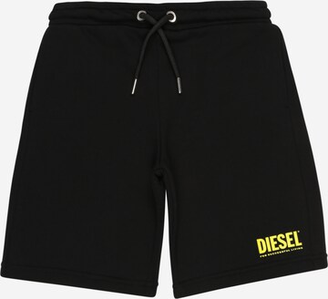 DIESEL Regular Pants 'CROWN' in Black: front