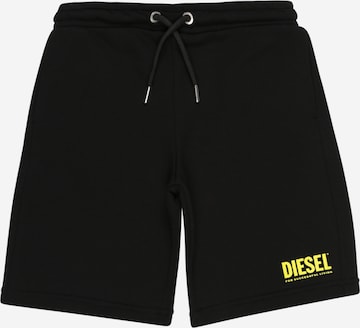 DIESEL Pants 'CROWN' in Black: front