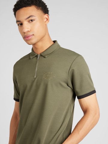 BURTON MENSWEAR LONDON Majica 'Premium' | zelena barva