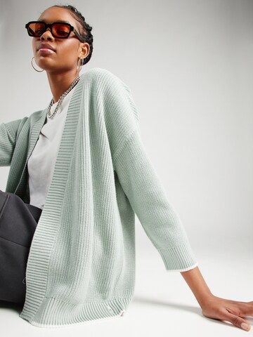 comma casual identity Knit Cardigan in Green