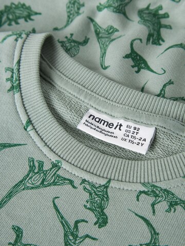 NAME IT Sweatshirt 'NMMVIFelix' in Grün