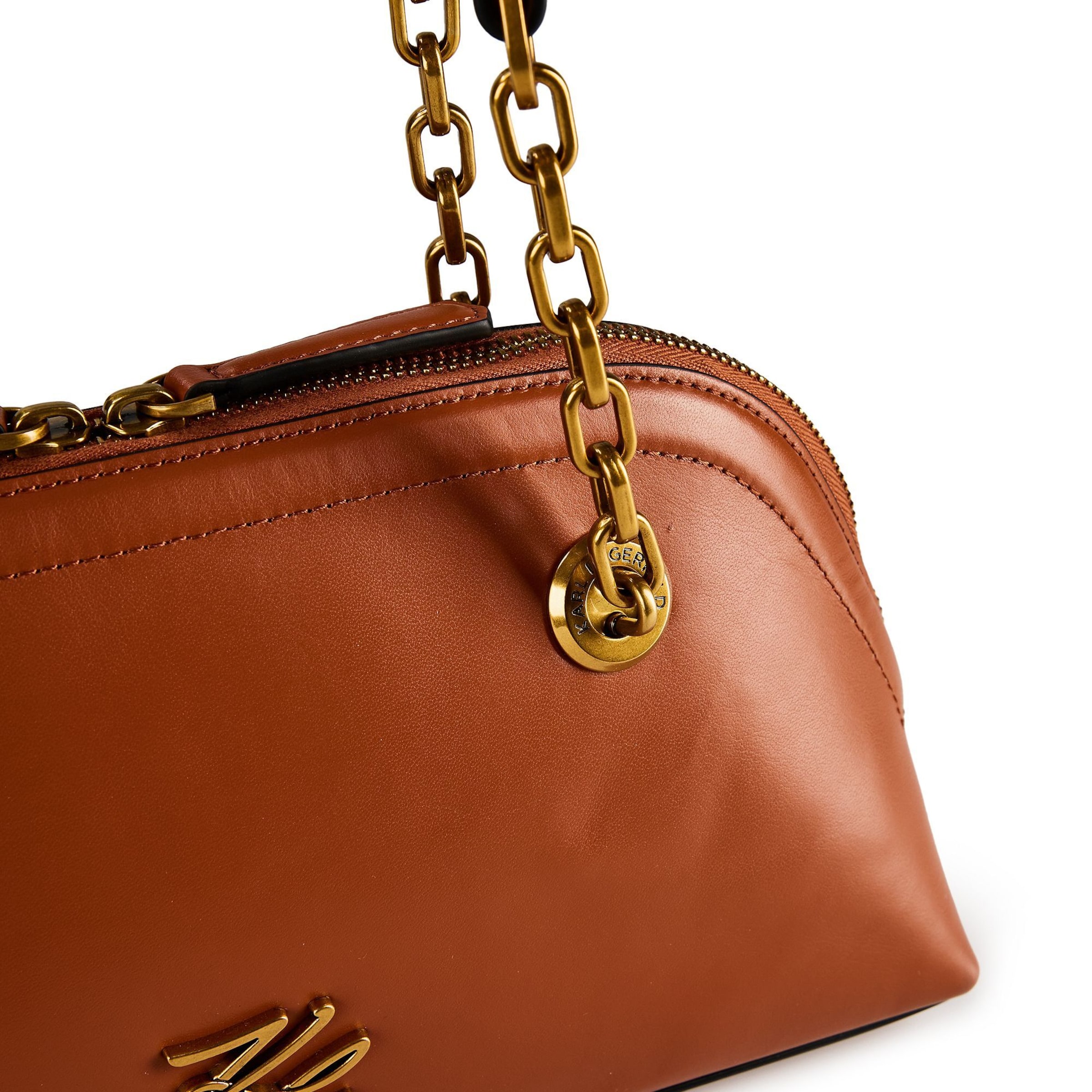 Karl Lagerfeld Schultertasche 'Autograph' in Braun