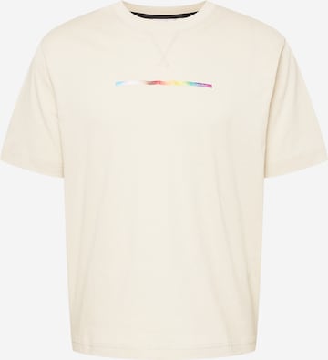 Calvin Klein Shirt 'PRIDE' in Beige: front