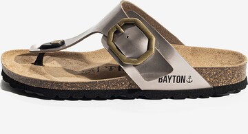 Bayton T-bar sandals 'Mercure' in Bronze: front