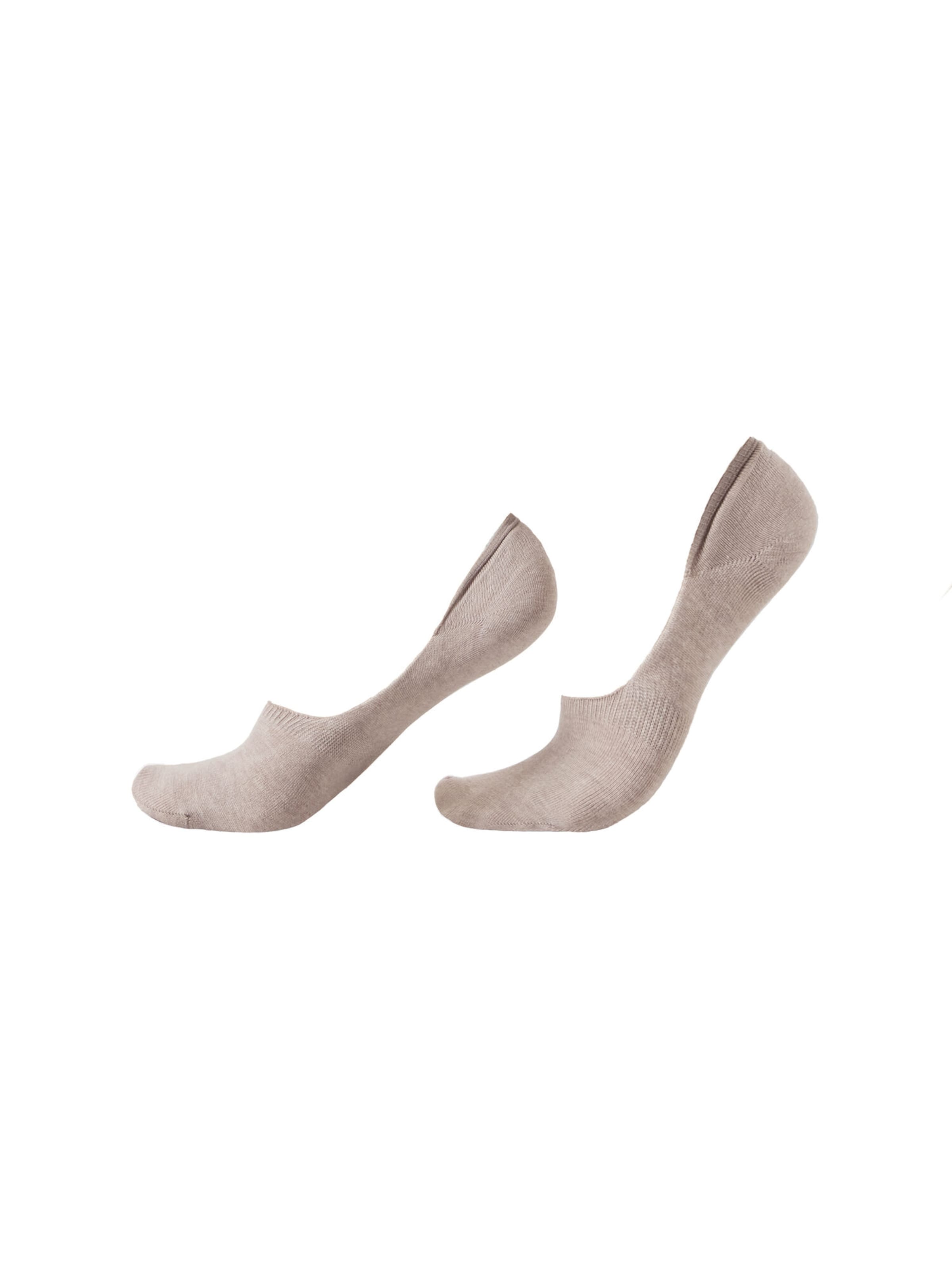 CALZEDONIA Ankle Socks in Beige: front