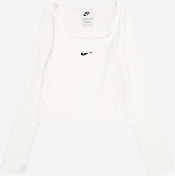 balta Nike Sportswear Marškinėliai: priekis