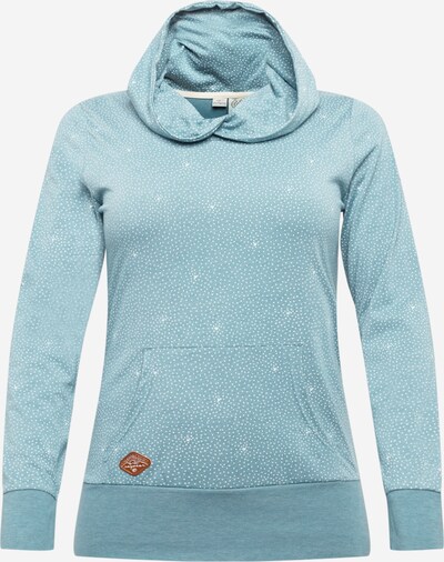 Bluză de molton Ragwear Plus pe turcoaz / alb, Vizualizare produs