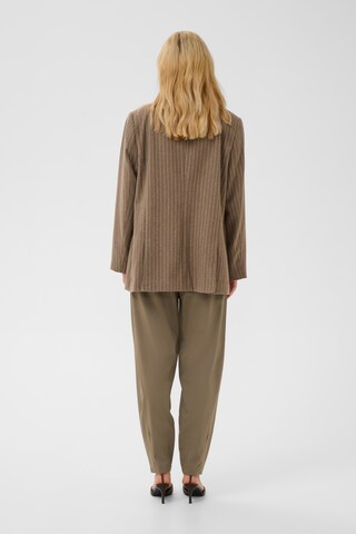 Effilé Pantalon à pince 'Jamie' CULTURE en beige