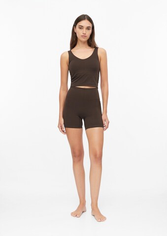 Skinny Leggings s.Oliver en marron : devant