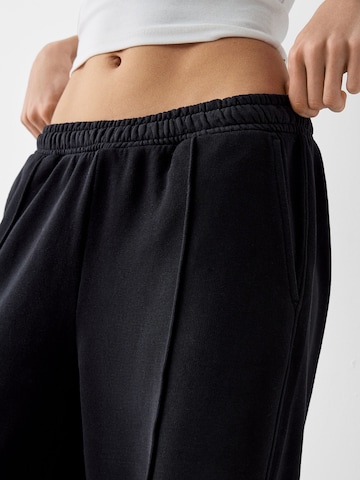 Bershka Wide Leg Housut värissä sininen