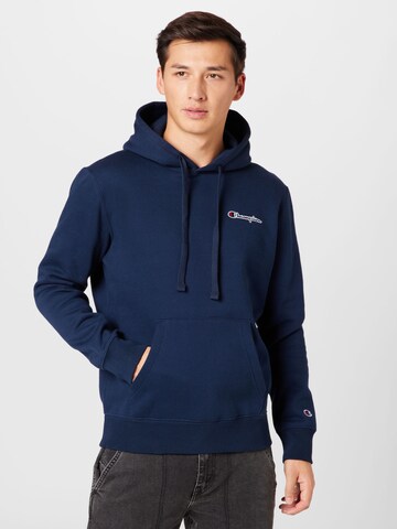 Champion Authentic Athletic Apparel Sweatshirt in Blauw: voorkant