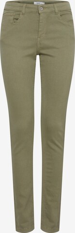 Pantaloni chino 'Danta' di b.young in verde: frontale