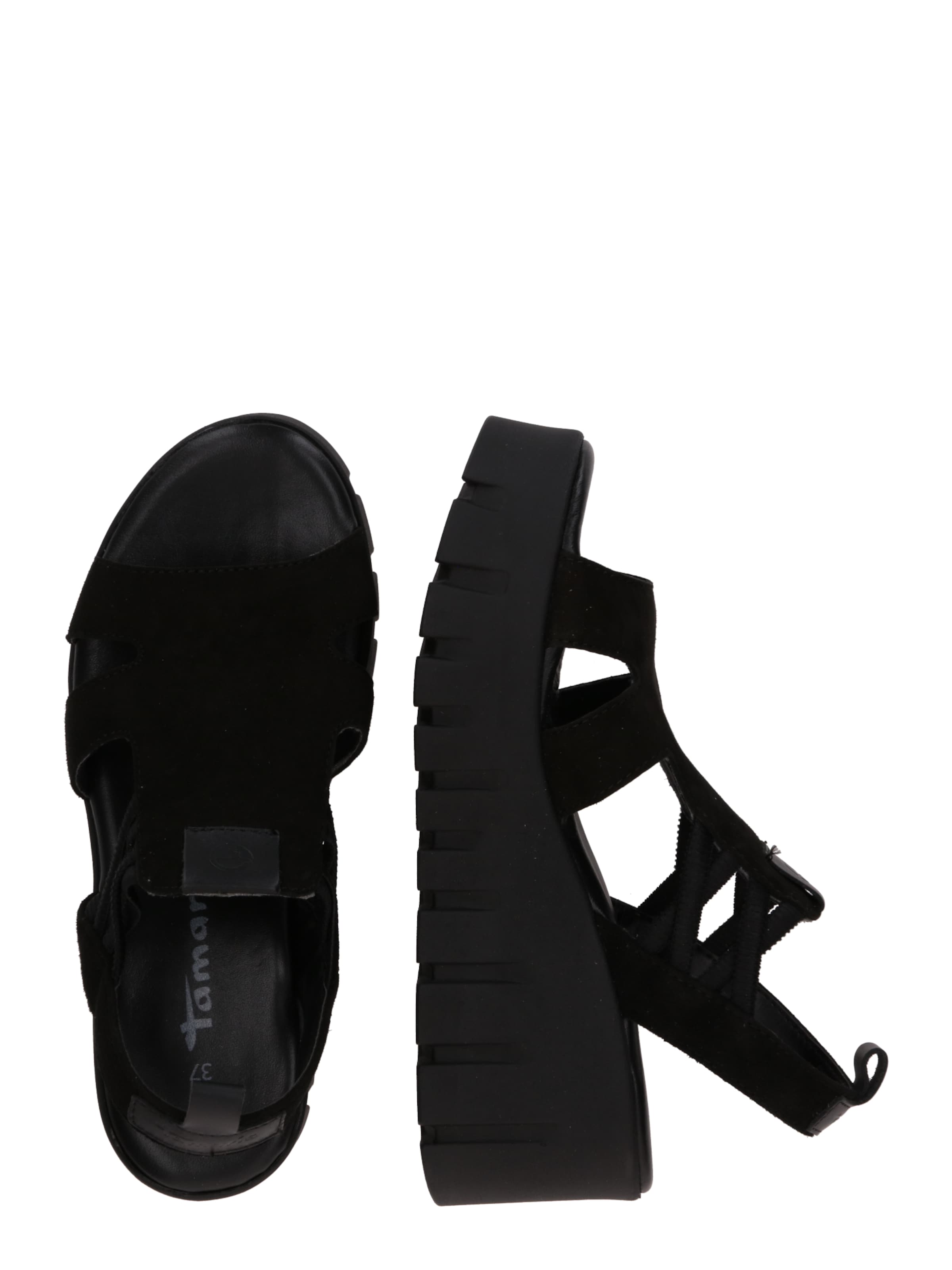 Tamaris Sandale in Schwarz