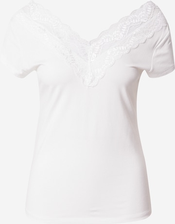 T-shirt 'Annelie' ABOUT YOU en blanc : devant