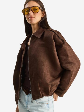 Veste mi-saison Bianco Lucci en marron