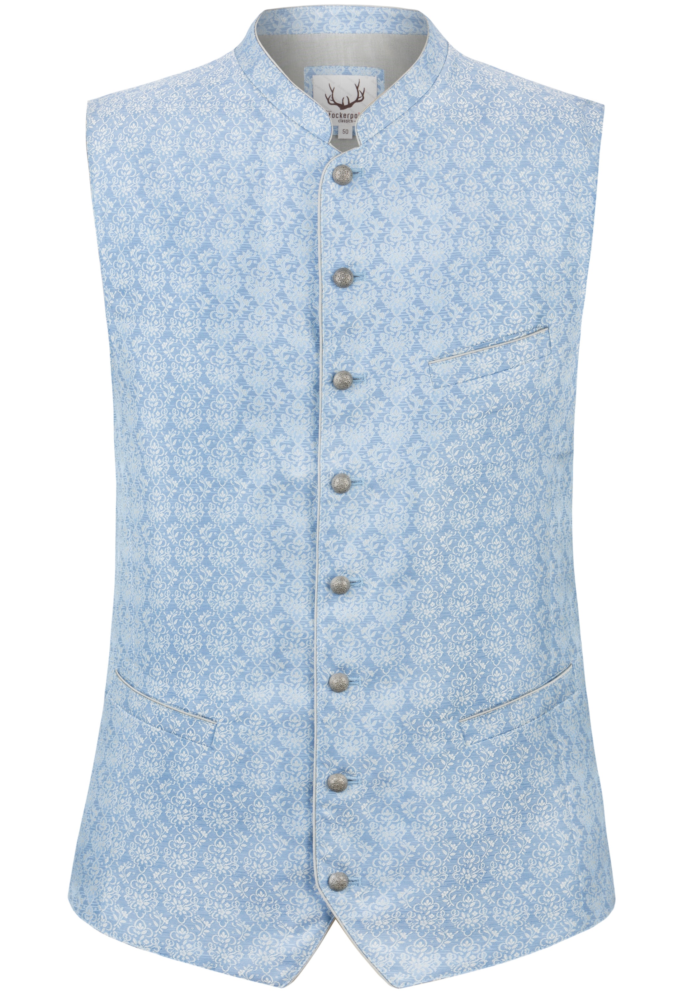 STOCKERPOINT Trachtenweste in Blau: Vorderseite