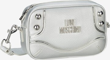 Love Moschino Schoudertas 'Rock'n Love' in Zilver: voorkant