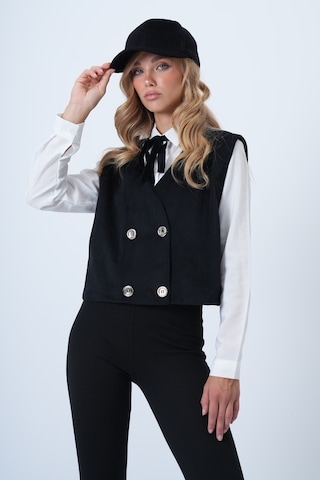 Trend Alaçatı Stili Bodywarmer in Zwart