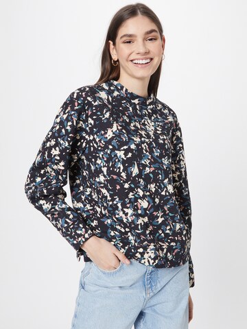 s.Oliver Sweatshirt in Zwart: voorkant