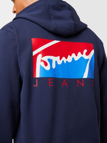 Hanorac de la Tommy Jeans pe albastru