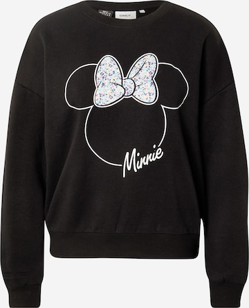 ONLY Sweatshirt in Black: front