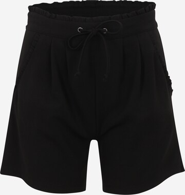 JDY Petite Normální Kalhoty s puky 'CATIA' – černá: přední strana
