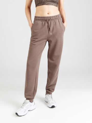 ONLY PLAY - Tapered Calças de desporto 'ONPSAGE' em castanho: frente