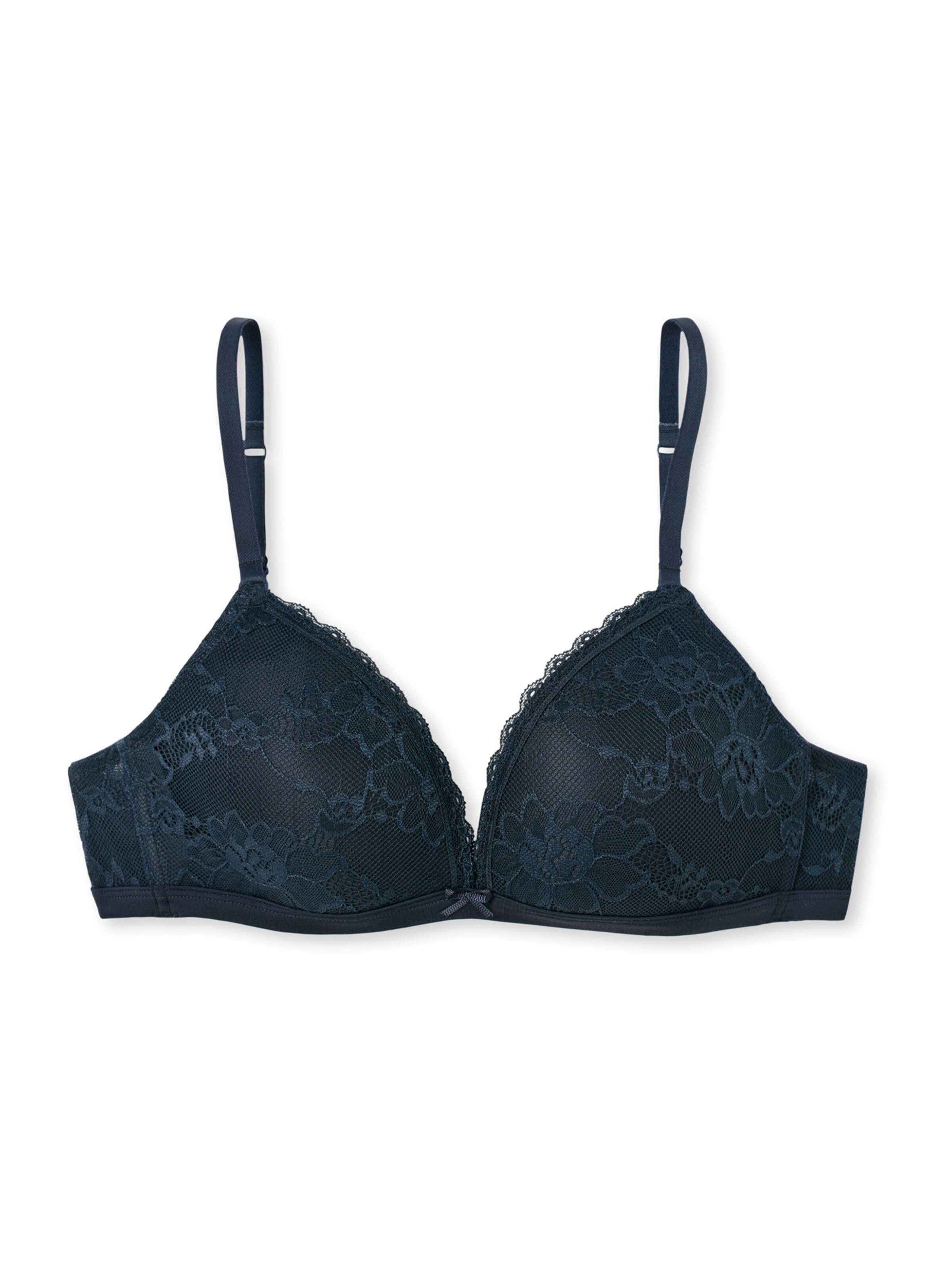 SCHIESSER T-shirt Bra 'Pure Lace' in Blue: front
