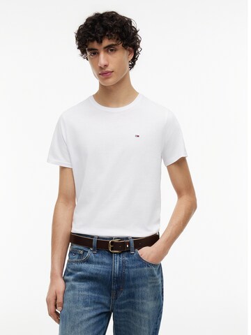 T-Shirt Tommy Jeans en blanc : devant