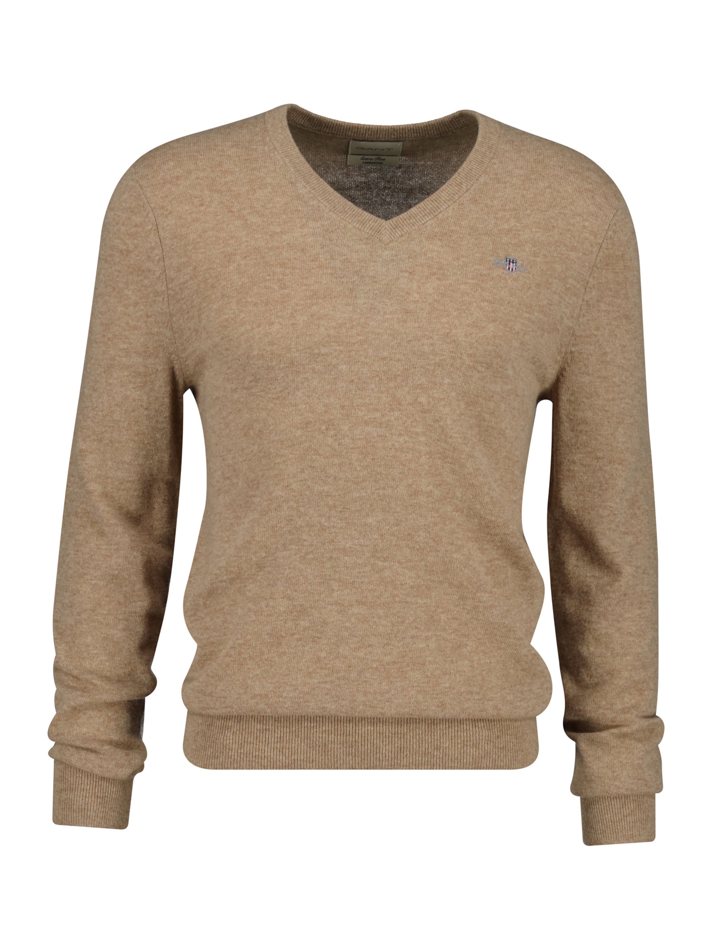 GANT Sweater 'Extrafine' in Brown: front